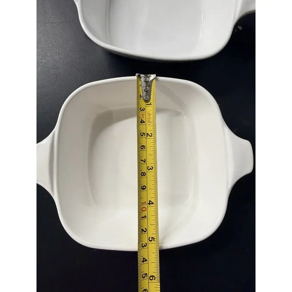 Vintage Corning Ware Cornflower Blue Casserole Dishes – 4 Individual Bakers